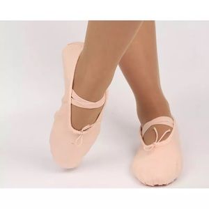 Girls Soft Split-Sole Ballet Dance Slipper…